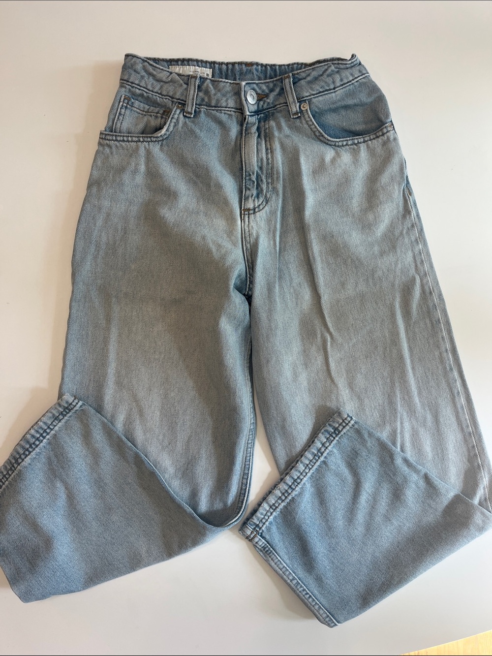Zara Light Blue Kids baggy Jeans